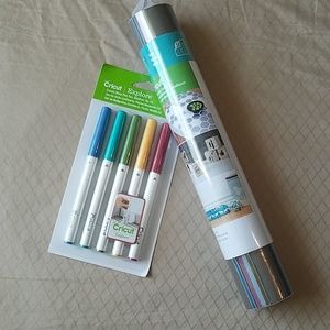 Cricut vinyl and pens